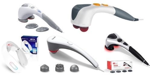 Verschillende massageapparaten met infrarood