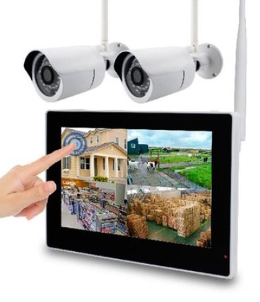 Bewakingscamera met scherm