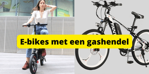 E-bikes met een gashendel