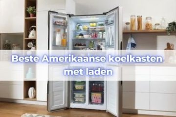 amerikaanse koelkast met lades